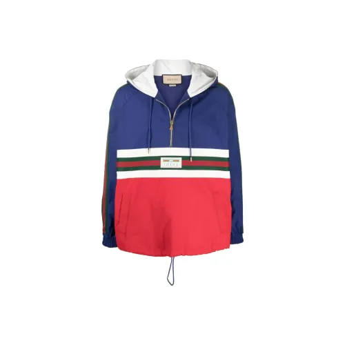 GUCCI Blue Men's Jackets GUCCI Синий Мужские Куртки