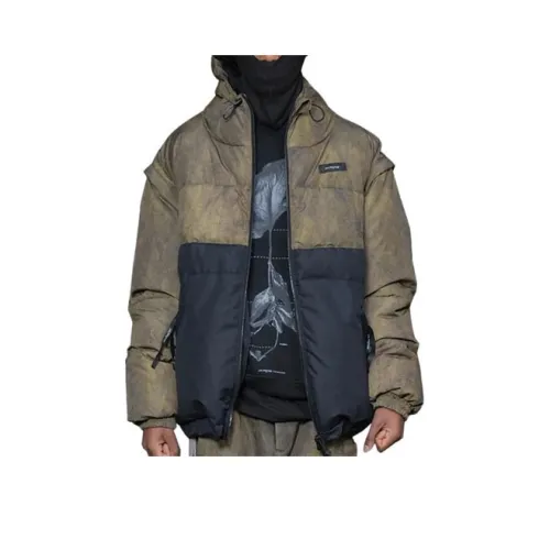 ISO.POETISM Черный Зеленый Мужские Куртки