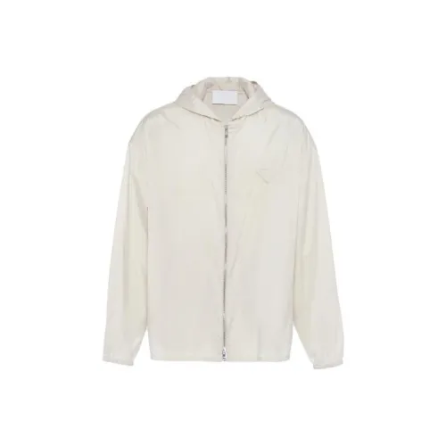 PRADA Розовый Мел Белый Мужские Куртки