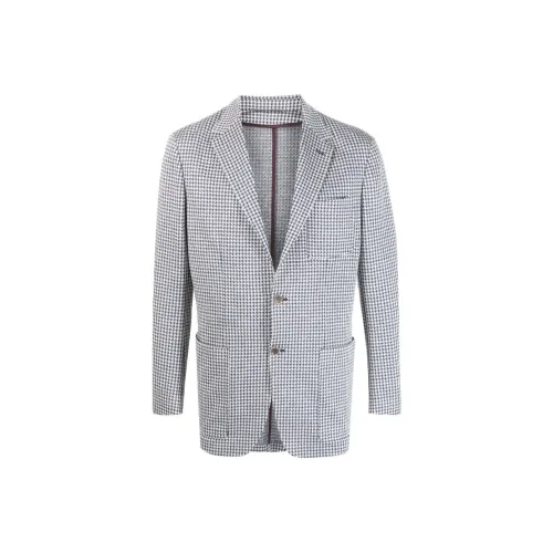 Canali Бизнес-костюм Пальто Мужской Белый