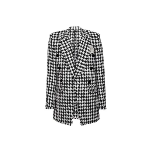 BALMAIN Черные Мужские Деловые Костюмы