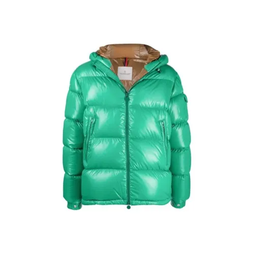 MONCLER Ecrins Series Зеленый Мужской Пуховик