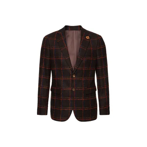 LIU·JO UOMO Оранжевая клетка Мужской Деловые костюмы