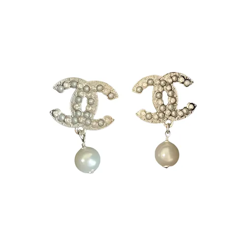 CHANEL Серебряные серьги из бронзы для женщин