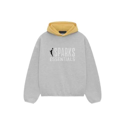 Fear of God ESSENTIALS WNBA Collaboration Светлый Mist Серый/Светлый Меланжевый Мужские Толстовки