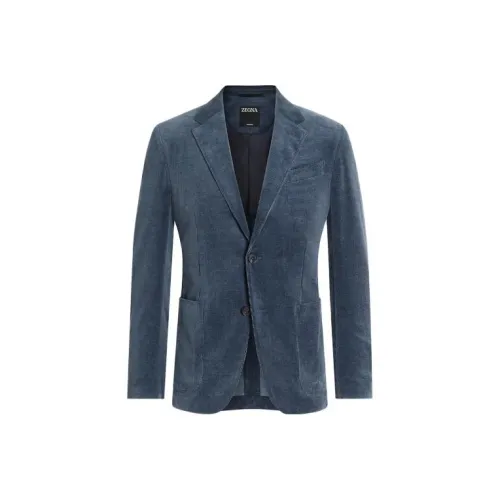 Ermenegildo Zegna Azure Мужские Деловые Костюмы