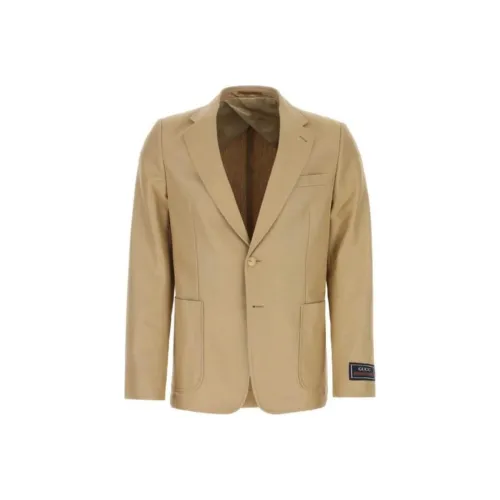 GUCCI SS23 Бизнес-костюм Пальто Мужской Хаки