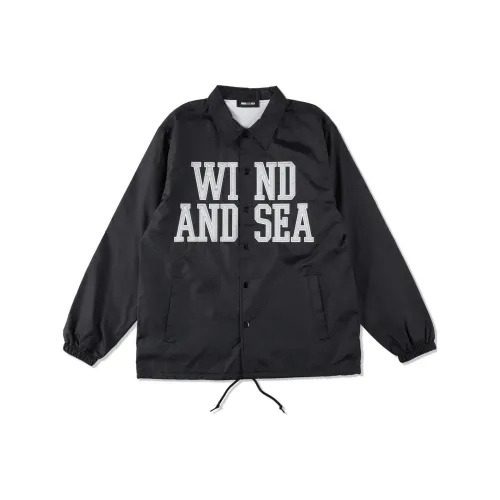 Wind And Sea Черная Унисекс Куртка