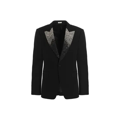 Alexander McQueen Бизнес-костюм Пальто Мужской Черный