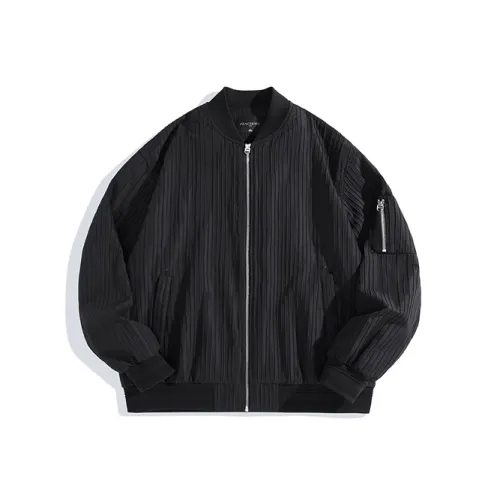 PEACEBIRD MEN Черный 1 Свободный крой Мужская куртка