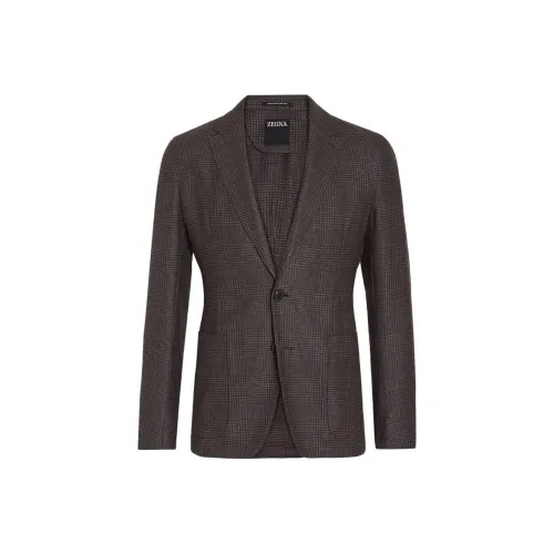 Ermenegildo Zegna Умбра Мужские Деловые Костюмы