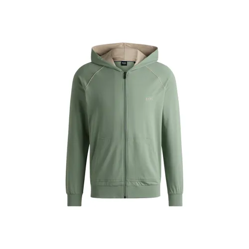 Hugo Boss Толстовка Мужская Светло-Зеленая