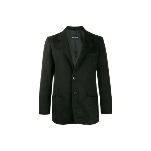 GIORGIO ARMANI Черные Мужские Деловые Костюмы