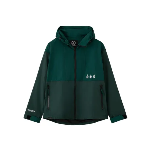 VOLCOM Армейский зеленый Унисекс Куртки
