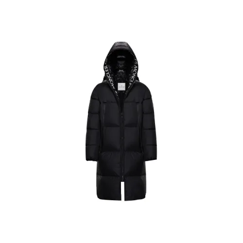 MONCLER Черный Мужской Пуховик