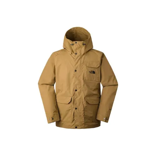 THE NORTH FACE Водонепроницаемый Ветрозащитный And Дышащий Ветровка Мужской Коричневый