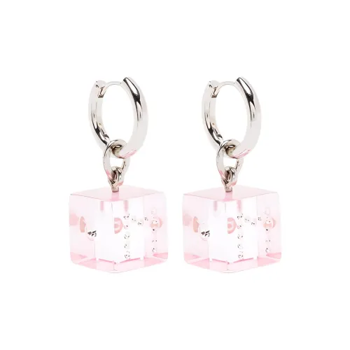 MARNI Латунь Стекло Серьги Женские Розовый