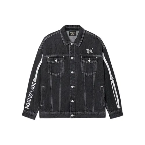 Boy London SS22 Denim Jacket Unisex Black Бой Лондон SS22 Деним Куртка Унисекс Черный