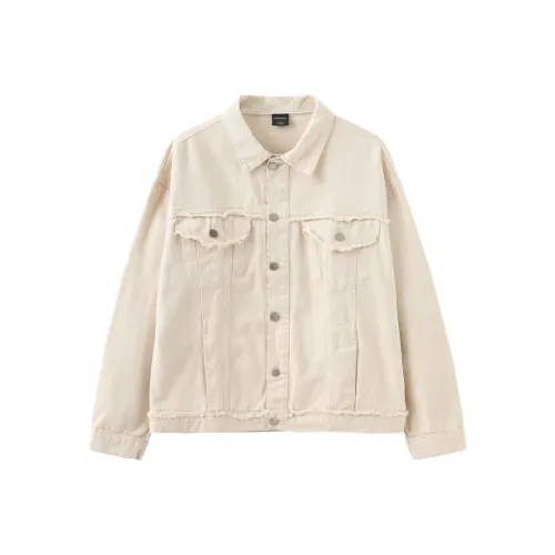 UNKNOWTAL Denim Jacket Unisex Ecru