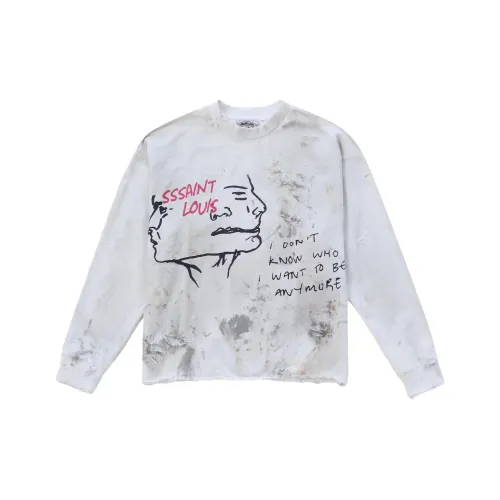 SSSAINT LOUIS Толстовка Унисекс Белый