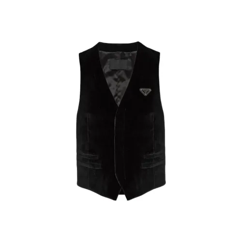 PRADA Мужские черные жилеты