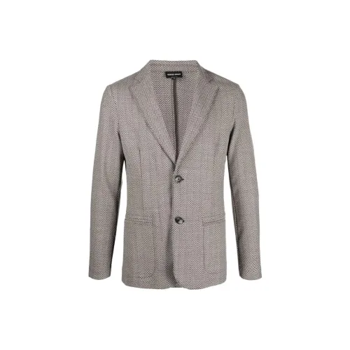 GIORGIO ARMANI Серый Мужской Деловой костюм