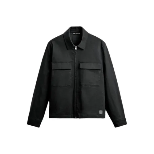 ZARA Куртки и Пальто Мужской Черный