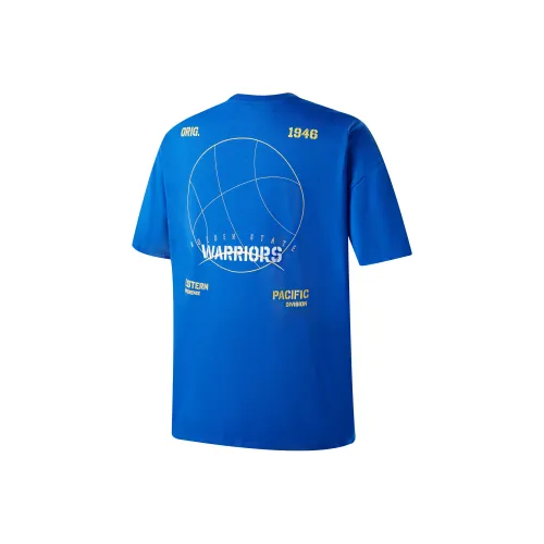 NBA Golden State Warriors Team Culture Collection T-Shirt Унисекс Синий
