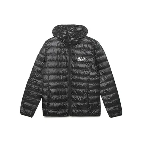 EMPORIO ARMANI EA7 Down Jacket Men's Black