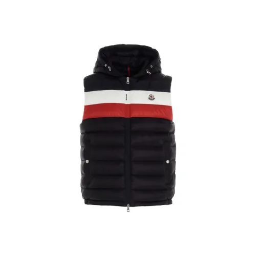 Moncler Мужские жилеты черного цвета