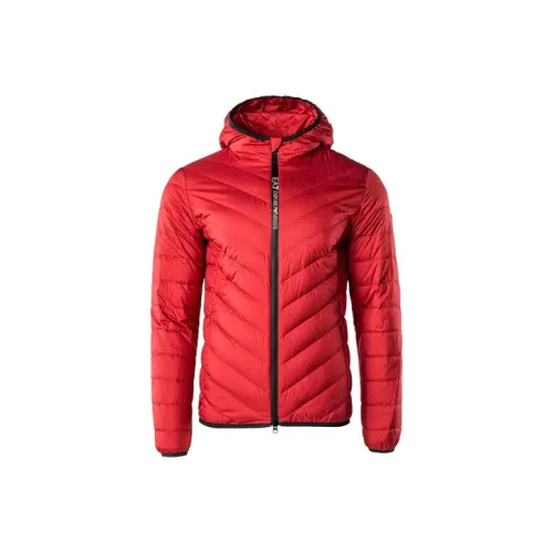 EMPORIO ARMANI EA7 Down Jacket Men's Red