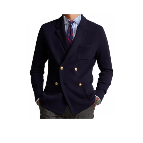 Polo Ralph Lauren Бизнес-костюм Пальто Мужской Морской Синий