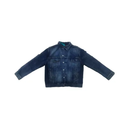 Balenciaga FW21 Denim Jacket Men's Blue