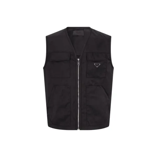 PRADA RE Nylon SS23 Vest Men's Black