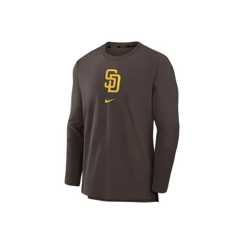 Nike SAN DIEGO PADRES Аутентичная коллекция Игрок Куртки и Пальто Мужской Коричневый