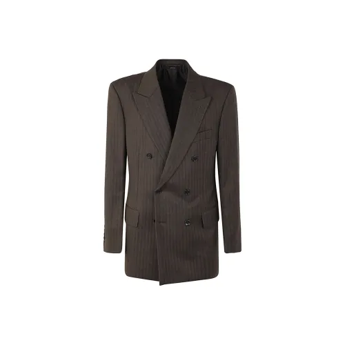 TOM FORD Темно-коричневый Мужской Деловой костюм