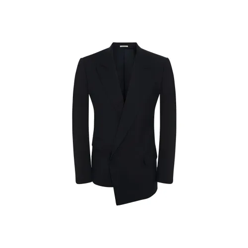 Alexander McQueen Черные Мужские Деловые Костюмы