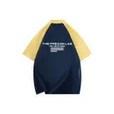 Темно-синий и желтый