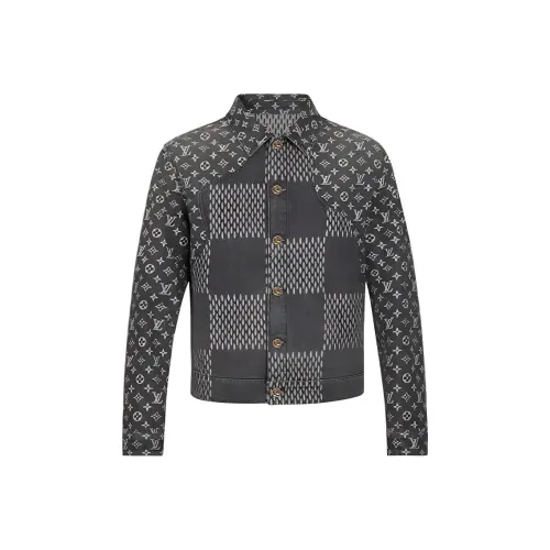 LOUIS VUITTON x NIGO Denim Jacket Men's Black
