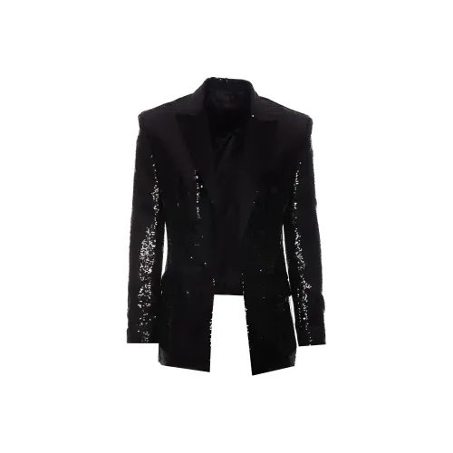 BALMAIN Черные Мужские Деловые Костюмы