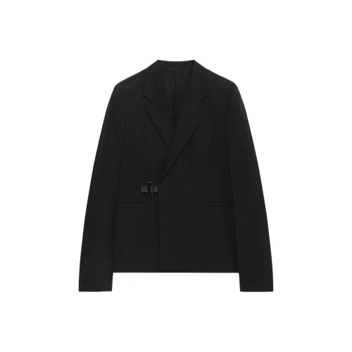 GIVENCHY U Lock SS23 Бизнес Костюм Пальто Мужской Черный