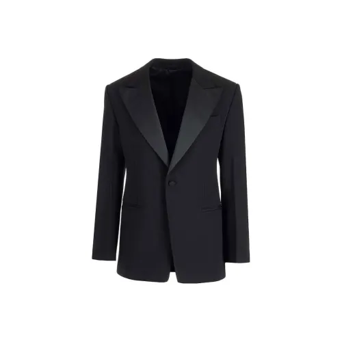 FERRAGAMO Бизнес костюм пальто мужской черный