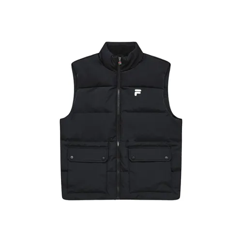 FILA FUSION Темно-черный Мужской Пуховый жилет