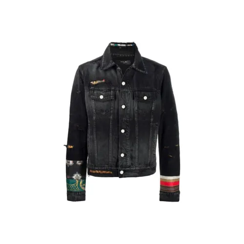 AMIRI Черные Мужские Джинсовые Куртки