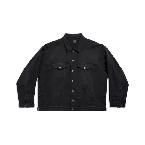 Balenciaga FW23 Denim Jacket Loose Fit Unisex Black Баленсиага FW23 Деним Куртка Свободный крой Унисекс Черный