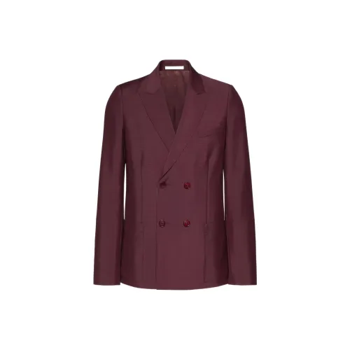 Valentino Бордовые Мужские Деловые Костюмы