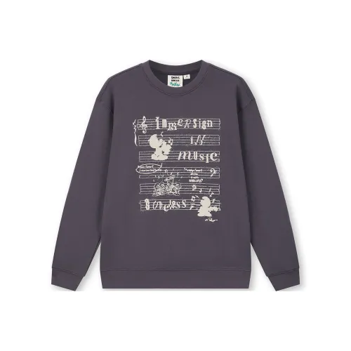BONELESS Cut Vintage Purple Unisex Sweatshirts