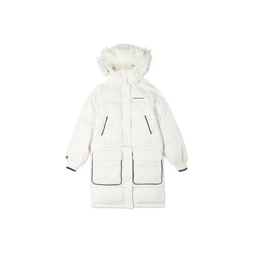 Конверс Белые Женские Пуховики