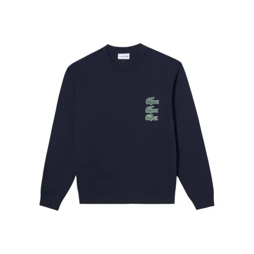 LACOSTE Collaboration Морской Синий Мужские Свитшоты