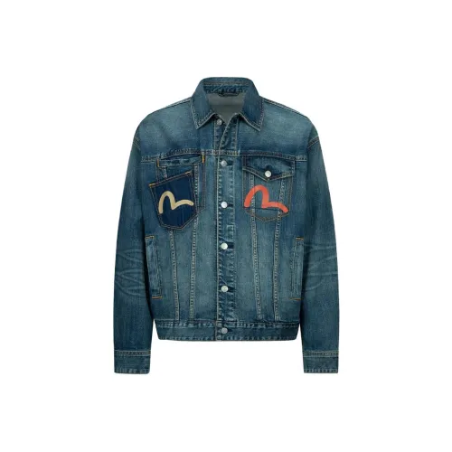 EVISU Denim Jacket Men's Denim Blue